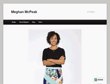 Tablet Screenshot of meghanmcpeak.com